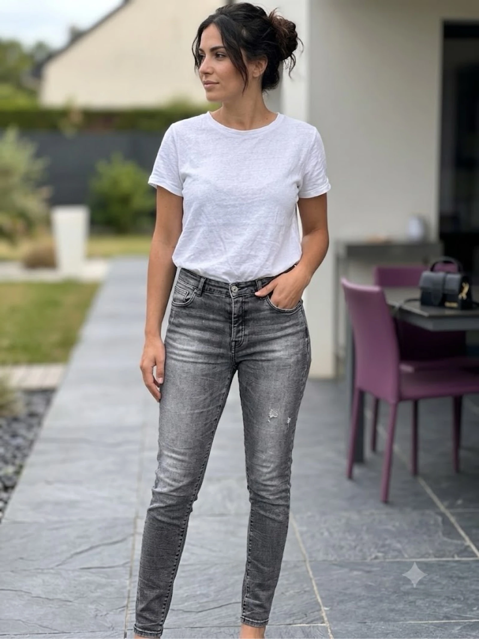 Jean The Kooples délavé Regular – Taille 31 (Us)